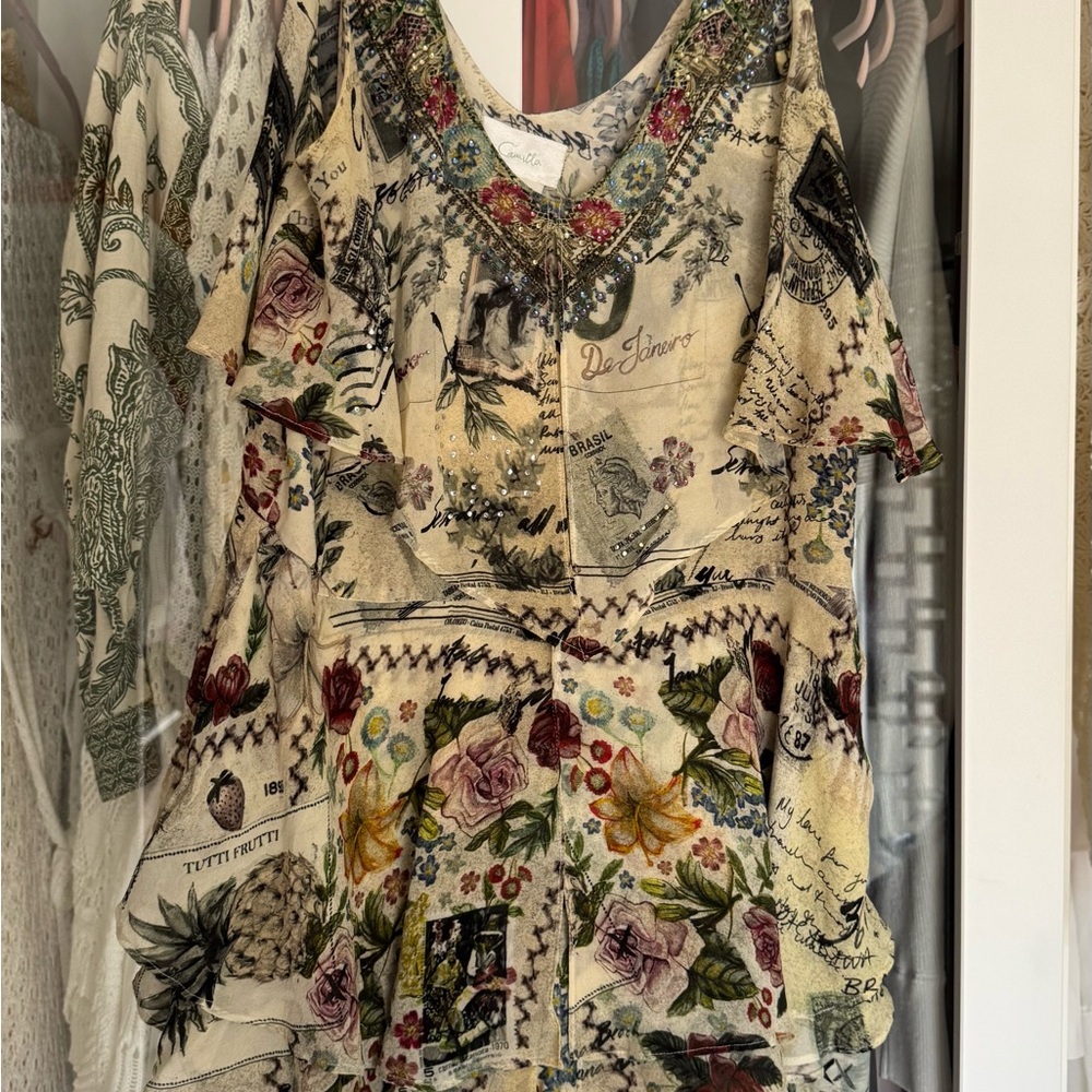 Camilla Multicolor Floral Romper